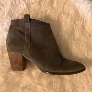 Madewell Olive Billie Ankle Boots